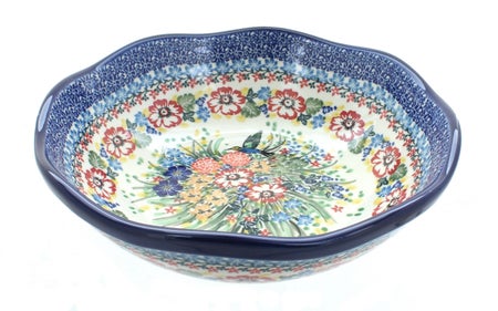 Ceramika Artystyczna Hummingbird Large Serving Piece — Polish Pottery