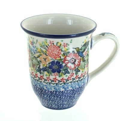 Ceramika Artystyczna Hummingbird Mug — Polish Pottery