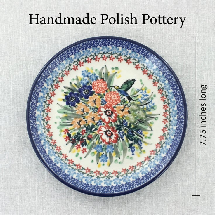 Detail image of Ceramika Artystyczna Hummingbird Dining Plates & Bowls — Polish Pottery