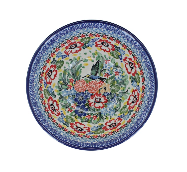 Detail image of Ceramika Artystyczna Hummingbird Dining Plates & Bowls — Polish Pottery