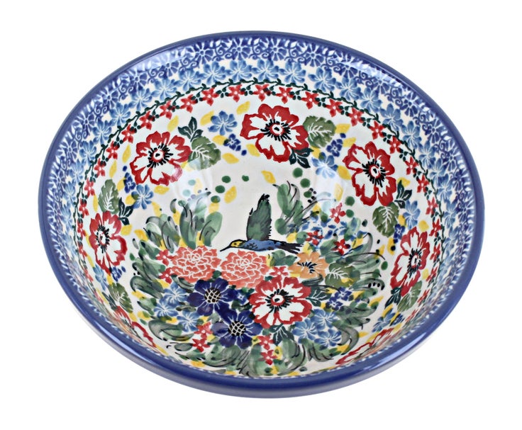 Detail image of Ceramika Artystyczna Hummingbird Dining Plates & Bowls — Polish Pottery