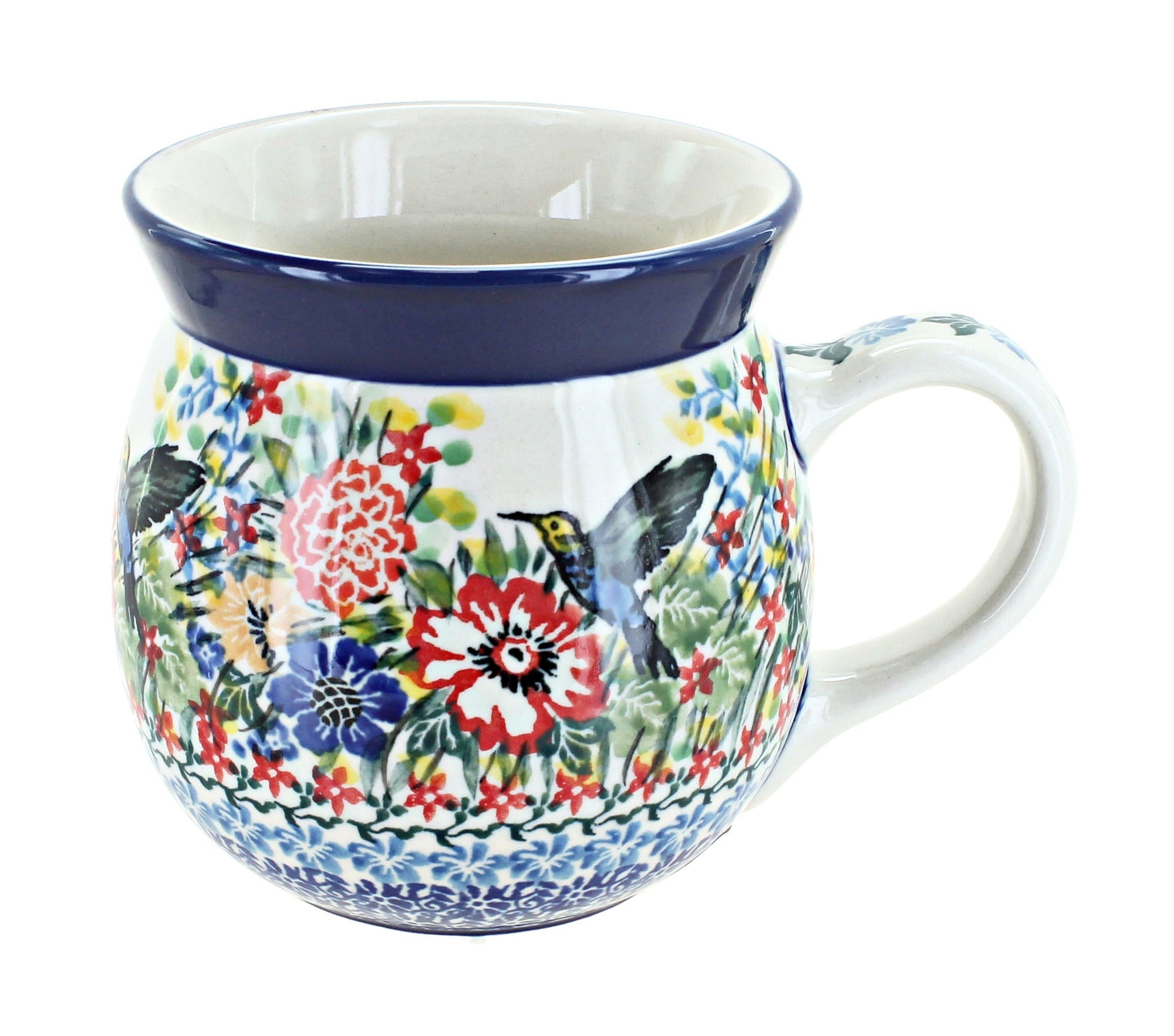 Ceramika Artystyczna Hummingbird Mug — Polish Pottery