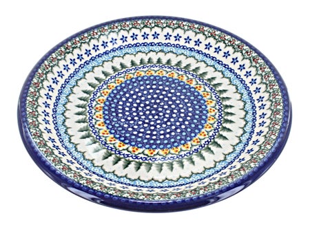 Vena Holiday Pine Dining Plates & Bowls — Polish Pottery