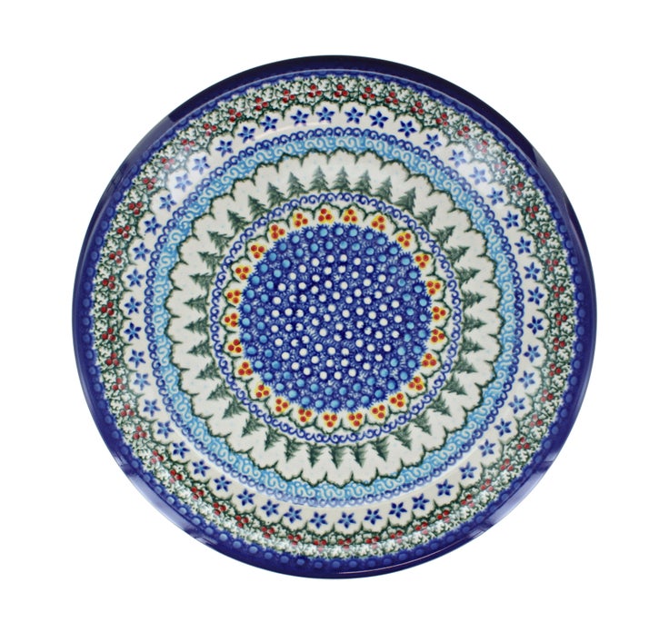 Detail image of Vena Holiday Pine Dining Plates & Bowls — Polish Pottery