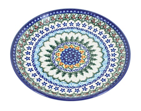 Vena Holiday Pine Dining Plates & Bowls — Polish Pottery