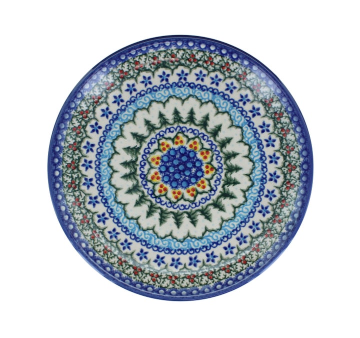 Vena Holiday Pine Dining Plates & Bowls — Polish Pottery