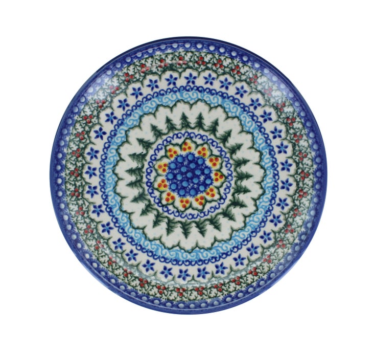 Detail image of Vena Holiday Pine Dining Plates & Bowls — Polish Pottery