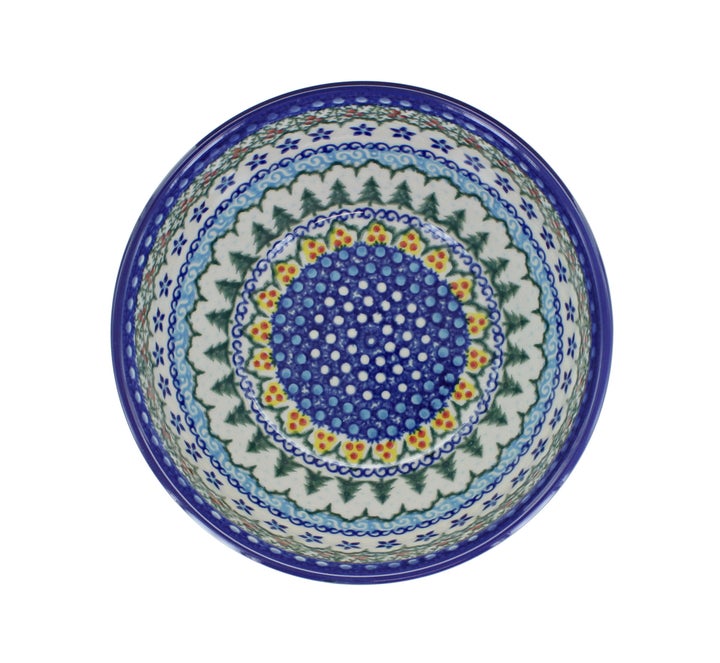 Vena Holiday Pine Dining Plates & Bowls — Polish Pottery