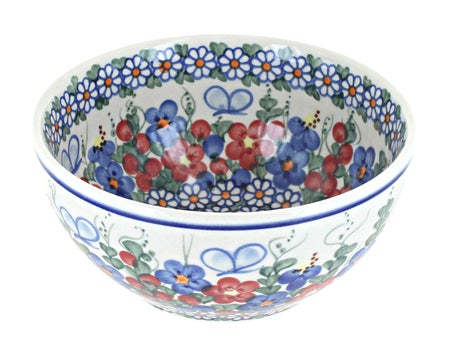 Vena Garden Butterfly Dining Plates & Bowls — Polish Pottery
