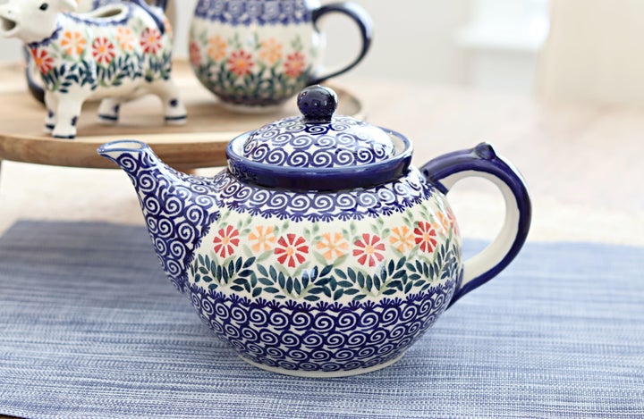Manufaktura Garden Bouquet Teapot — Polish Pottery