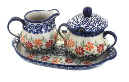 Manufaktura Garden Bouquet Coffee & Tea Accessories — Polish Pottery