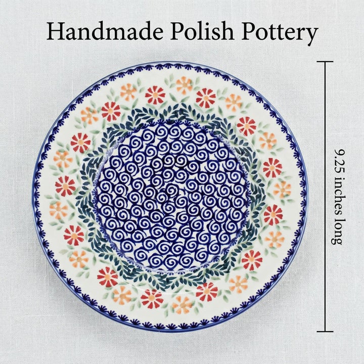 Manufaktura Garden Bouquet Dining Plates & Bowls — Polish Pottery