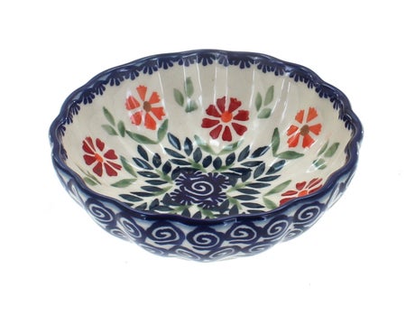 Manufaktura Garden Bouquet Petite Bowl/Dish — Polish Pottery