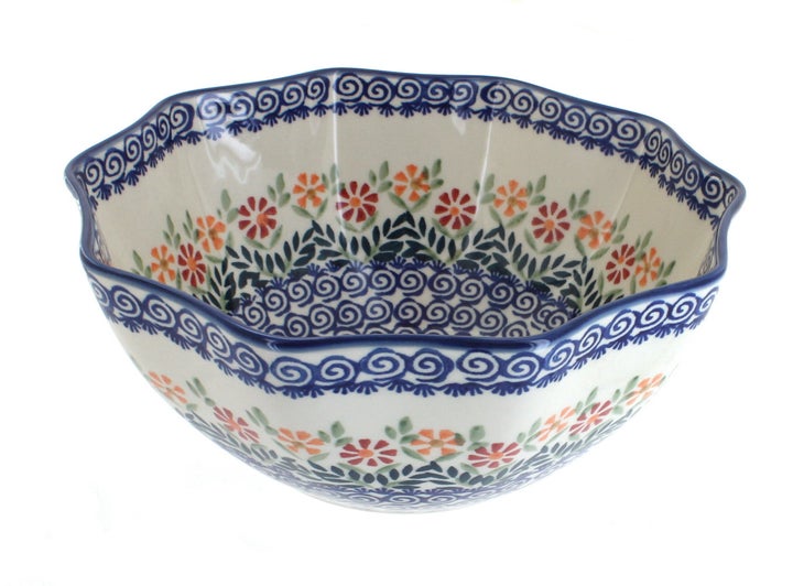 Manufaktura Garden Bouquet Small Serving Piece — Polish Pottery