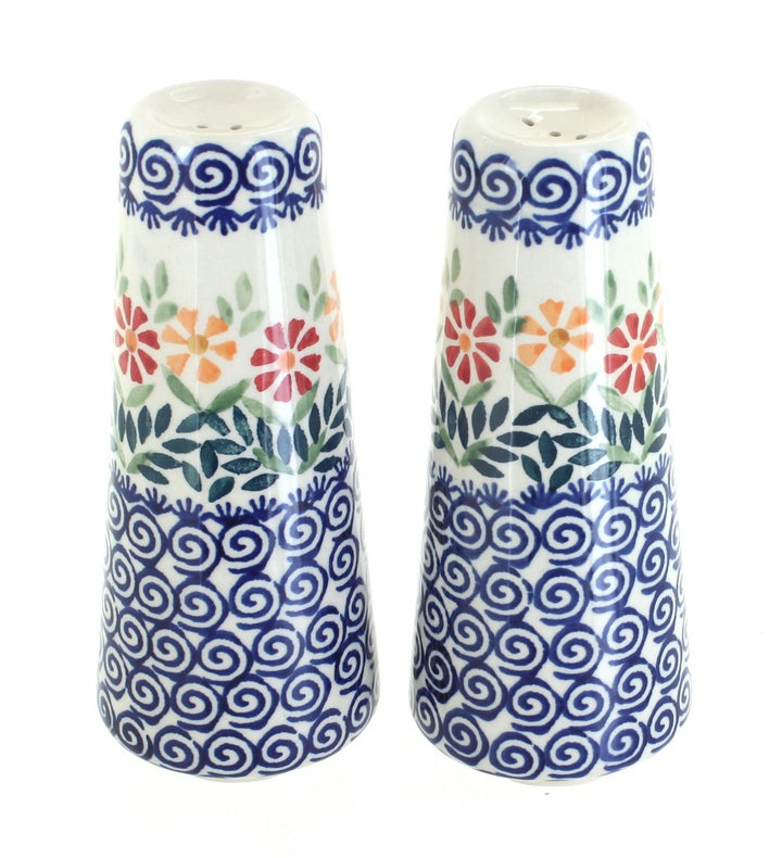 Manufaktura Garden Bouquet Salt & Pepper Shaker — Polish Pottery