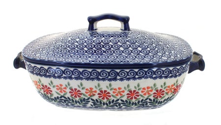 Manufaktura Garden Bouquet Large Bakeware — Polish Pottery