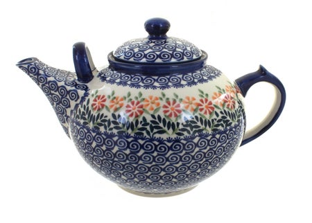Manufaktura Garden Bouquet Teapot — Polish Pottery