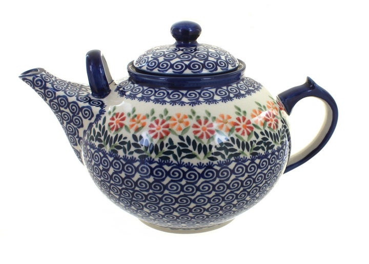 Manufaktura Garden Bouquet Teapot — Polish Pottery