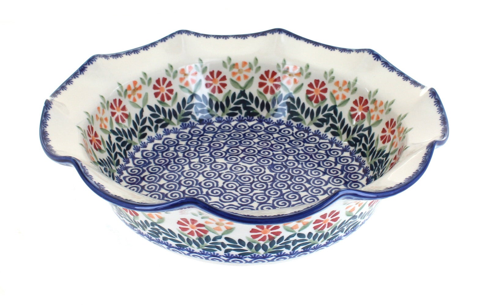Manufaktura Garden Bouquet Large Serving Piece — Polish Pottery