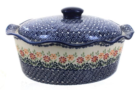 Manufaktura Garden Bouquet Large Bakeware — Polish Pottery