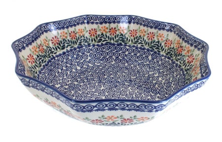 Manufaktura Garden Bouquet Large Serving Piece — Polish Pottery