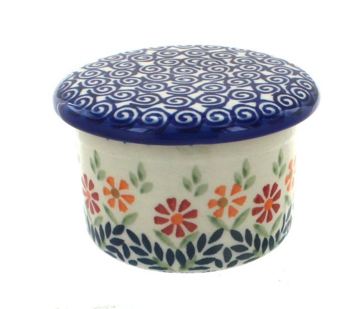 Manufaktura Garden Bouquet Butter Dish — Polish Pottery