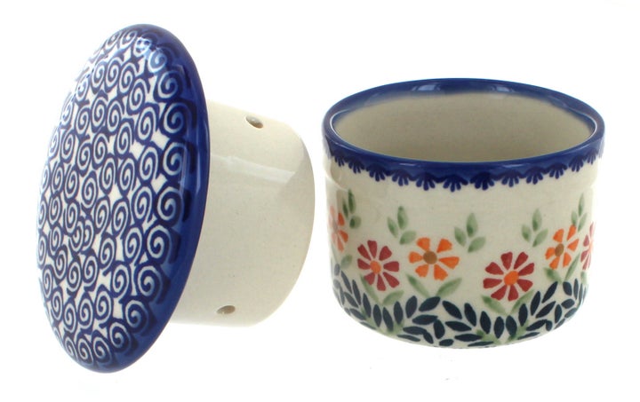 Manufaktura Garden Bouquet Butter Dish — Polish Pottery