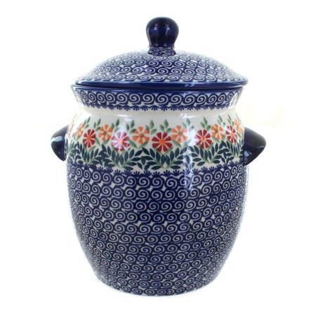 Manufaktura Garden Bouquet Counter Storage — Polish Pottery