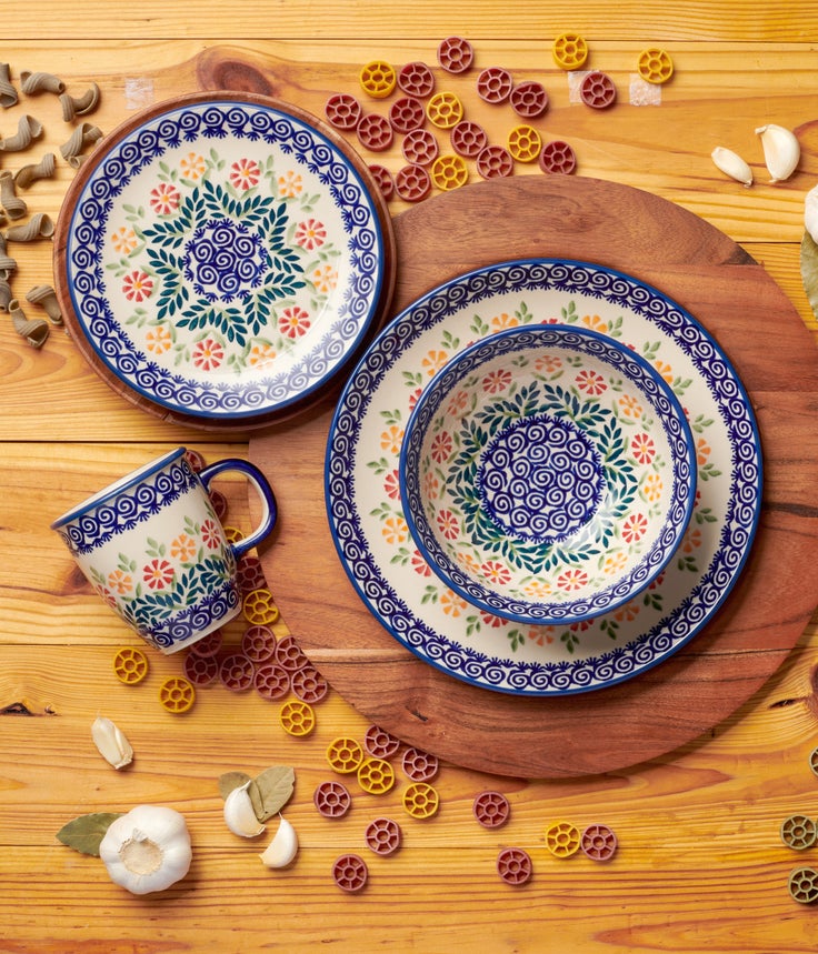 Detail image of Manufaktura Garden Bouquet Mug — Polish Pottery