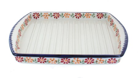 Manufaktura Garden Bouquet Specialty Bakeware — Polish Pottery