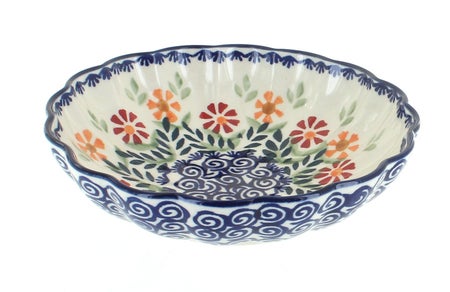Manufaktura Garden Bouquet Small Serving Piece — Polish Pottery
