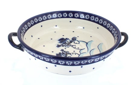 Zaklady Frosty Friend Medium Bakeware — Polish Pottery