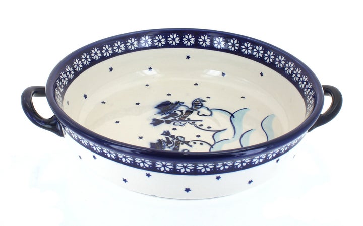 Zaklady Frosty Friend Medium Bakeware — Polish Pottery