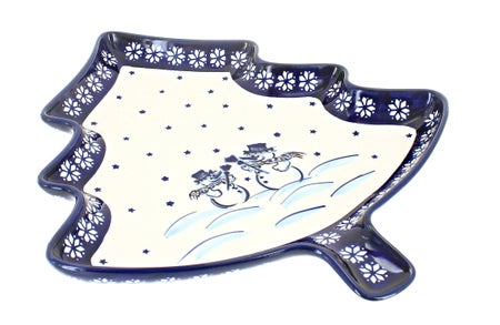 Zaklady Frosty Friend Medium Serving Piece — Polish Pottery