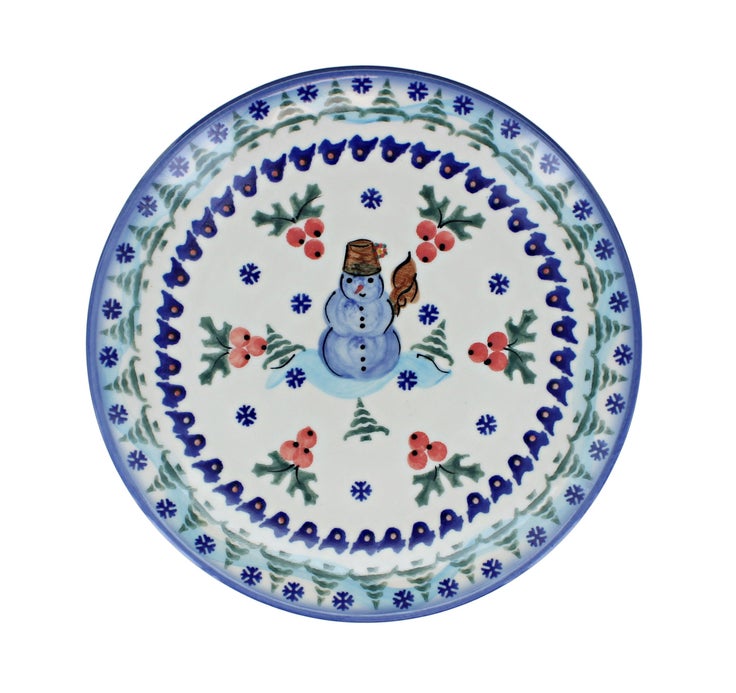 Detail image of WR Unikat Frosty Duo Dining Plates & Bowls — Polish Pottery