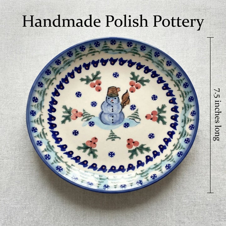 WR Unikat Frosty Duo Dining Plates & Bowls — Polish Pottery