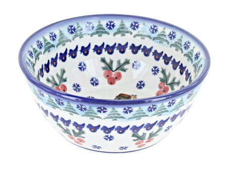 WR Unikat Frosty Duo Dining Plates & Bowls — Polish Pottery