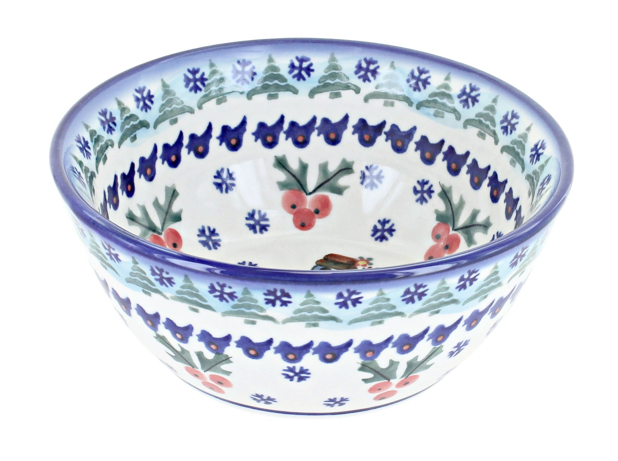 WR Unikat Frosty Duo Dining Plates & Bowls — Polish Pottery