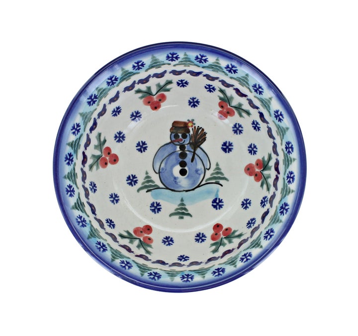 WR Unikat Frosty Duo Dining Plates & Bowls — Polish Pottery