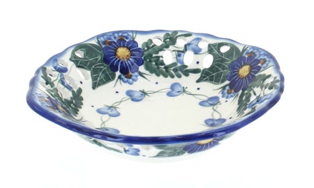 WR Unikat Forget Me Not Countertop Accessories — Polish Pottery