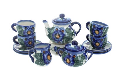 WR Unikat Forget Me Not Décor — Polish Pottery