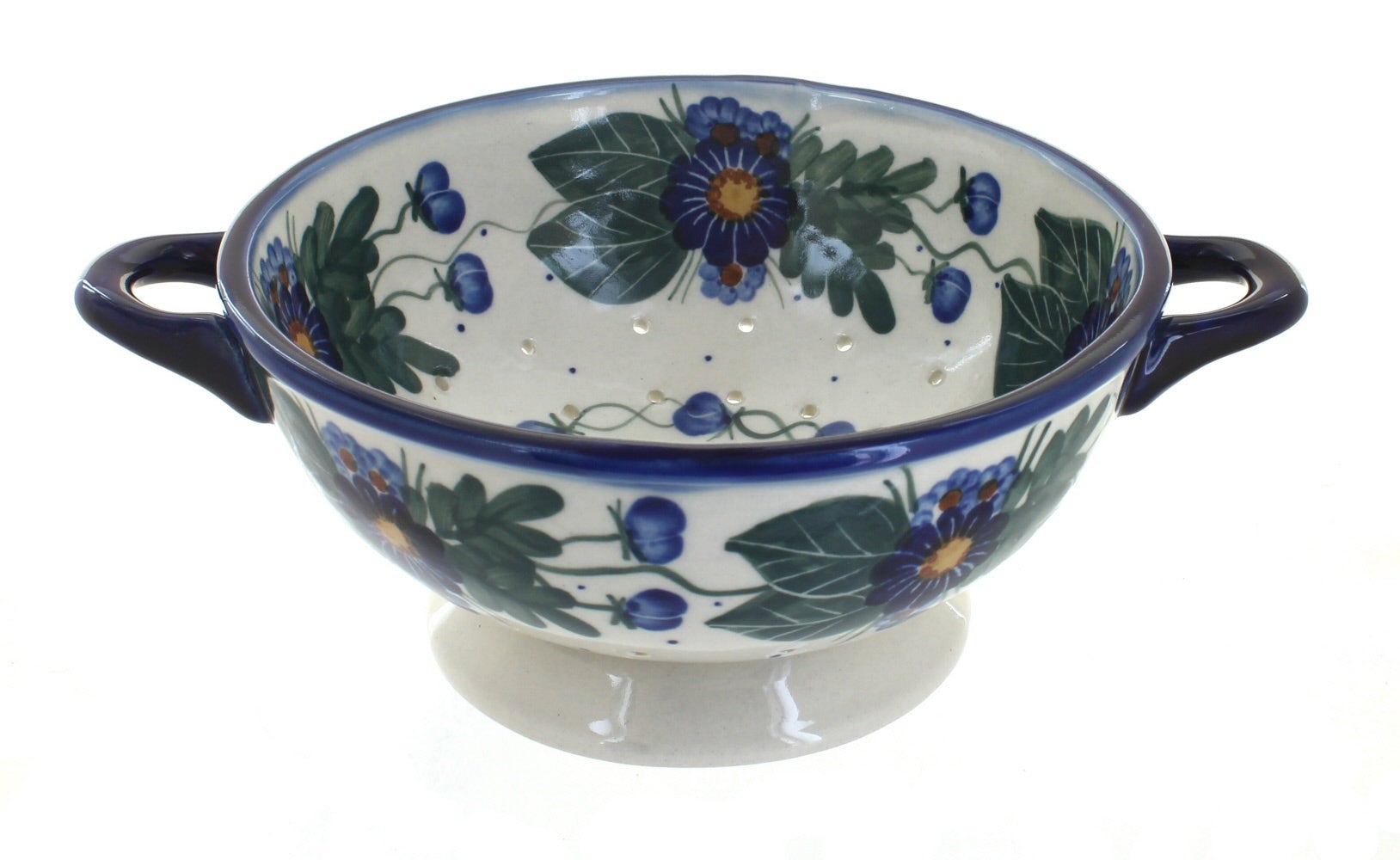 WR Unikat Forget Me Not Countertop Accessories — Polish Pottery