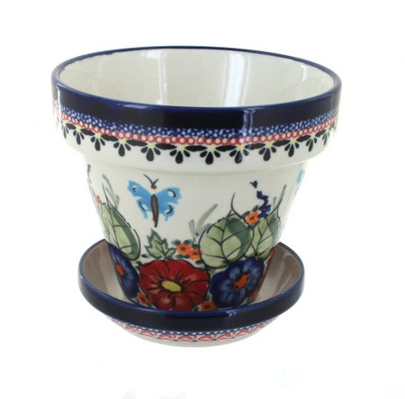 Zaklady Floral Butterfly Décor — Polish Pottery