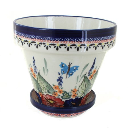 Zaklady Floral Butterfly Décor — Polish Pottery