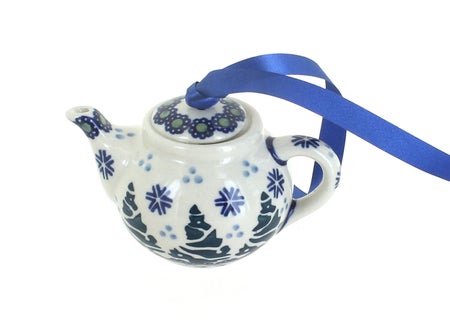 Manufaktura Festive Fir Christmas Ornament — Polish Pottery