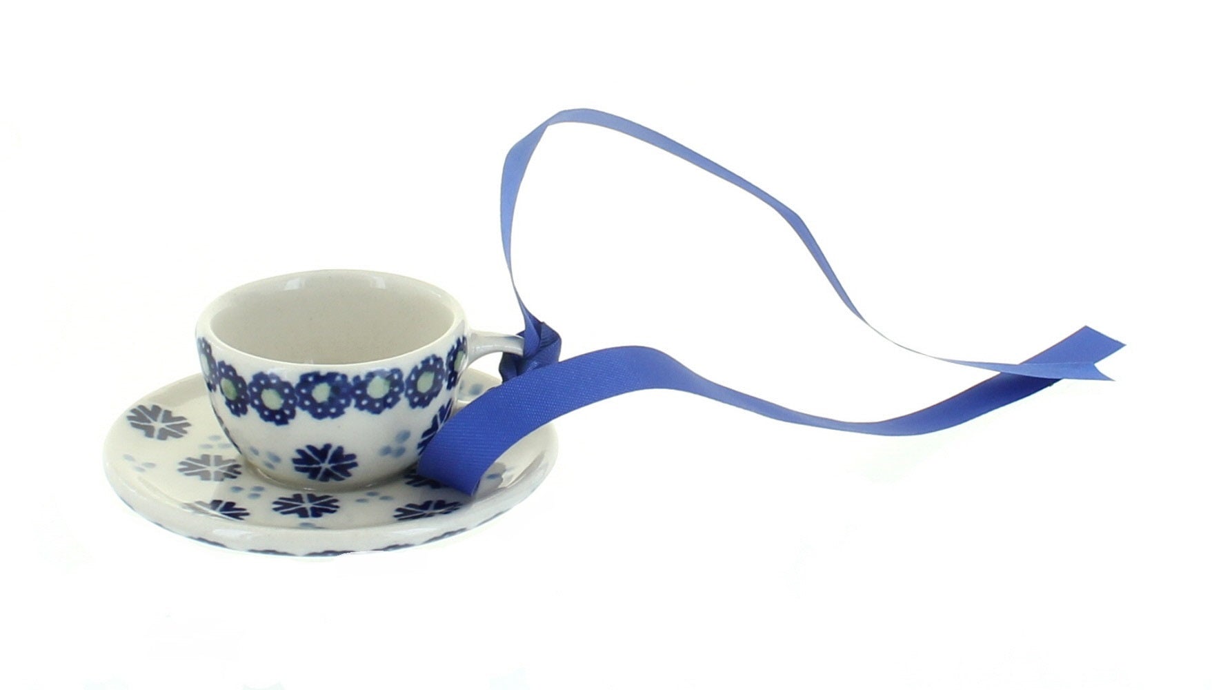 Manufaktura Festive Fir Christmas Ornament — Polish Pottery