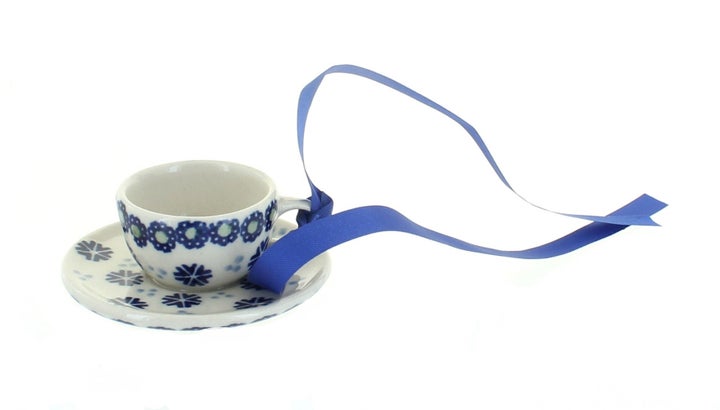 Manufaktura Festive Fir Christmas Ornament — Polish Pottery