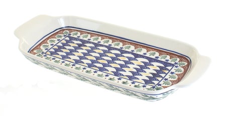 Zaklady Evergreen Medium Serving Piece — Polish Pottery