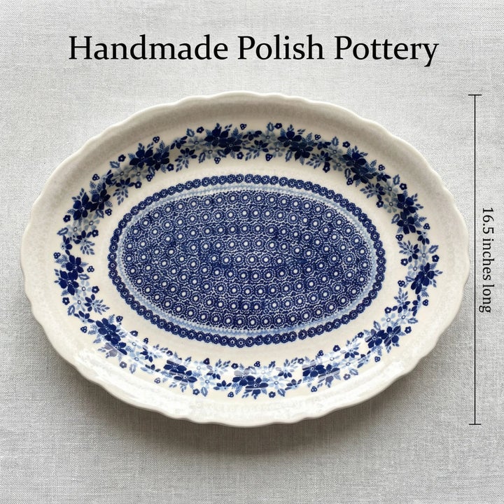Manufaktura Elizabeth Large Serving Piece — Polish Pottery
