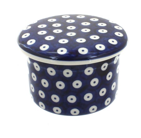 Manufaktura Dots Butter Dish — Polish Pottery